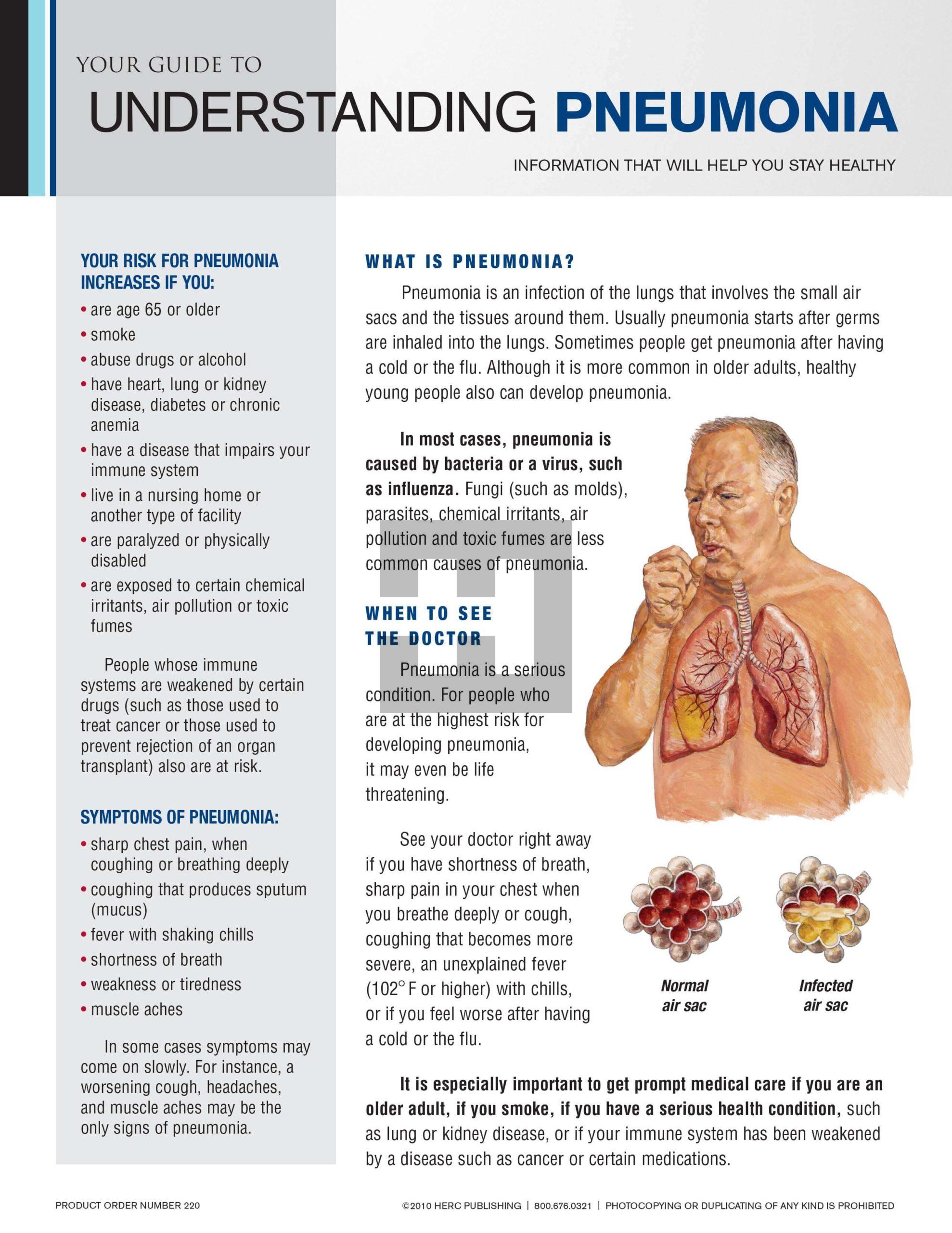 case study of pneumonia in adults