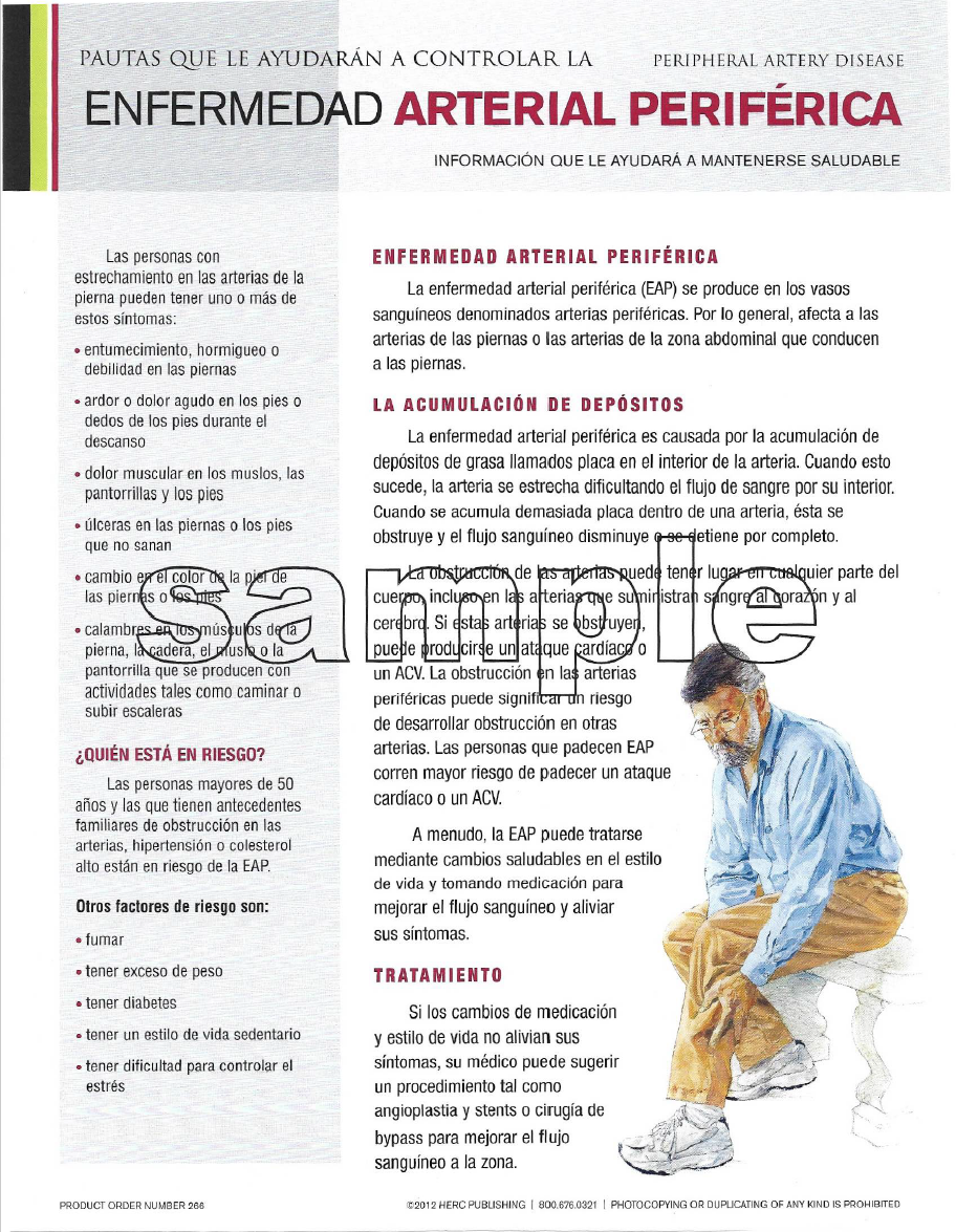 Peripheral Artery Disease Spanish HERC Publishing