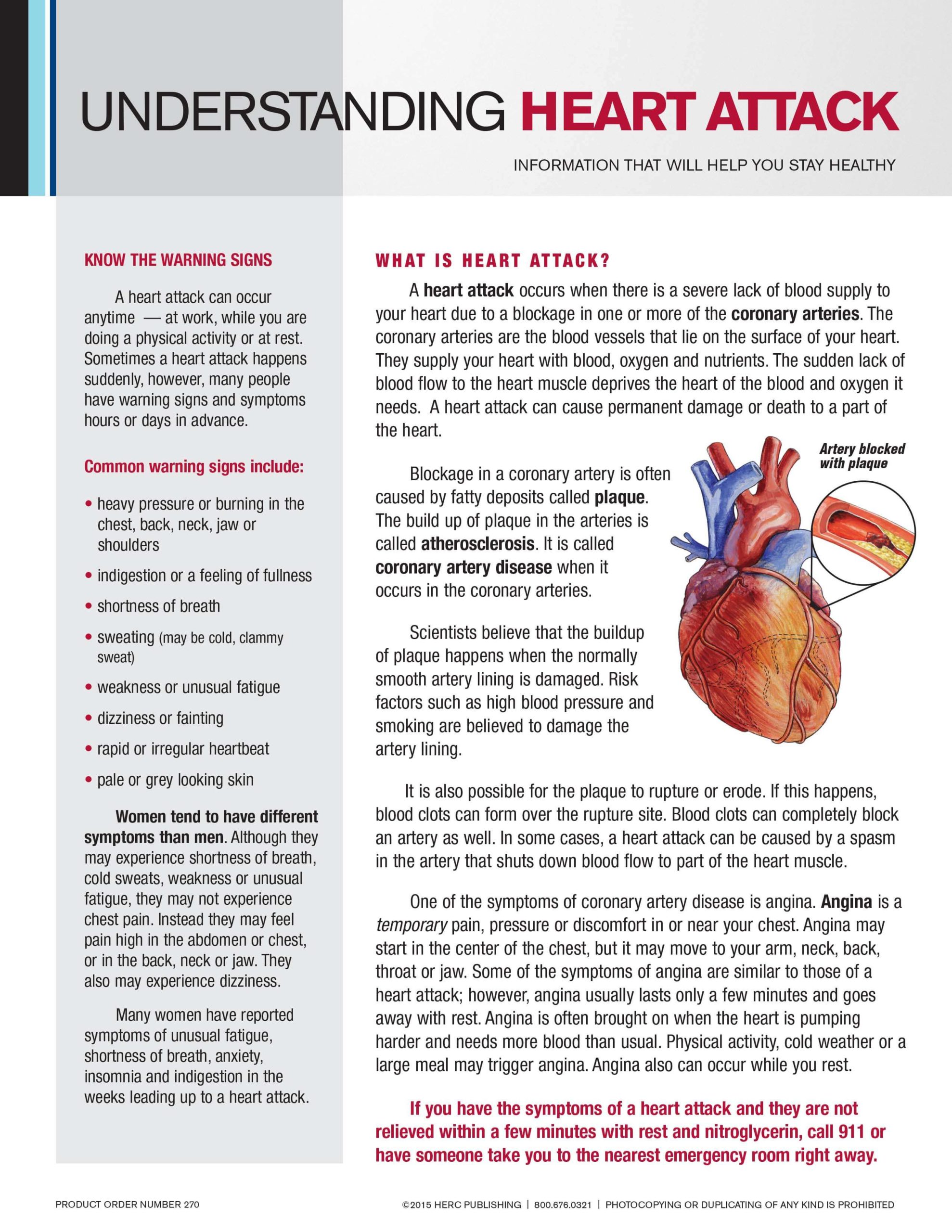 case study about heart attack